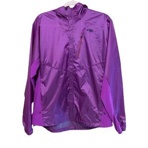 Outdoor Research Helium II Jacket Pertex Shield Packable Womens Size XL Purple